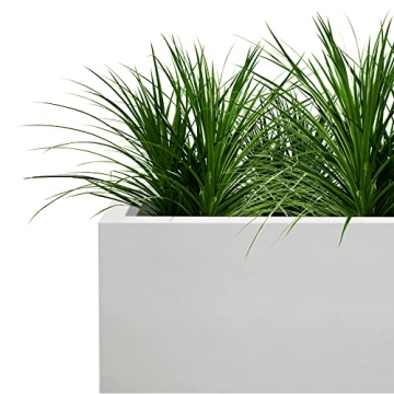 Kante Rectangular Concrete Planters Set of 2 - Modern Design