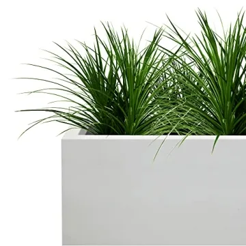 Kante Rectangular Concrete Planters Set of 2 - Modern Design