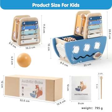 Promise Babe 5-in-1 Educational Baby Activity Cube