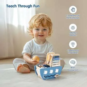 Promise Babe 5-in-1 Educational Baby Activity Cube