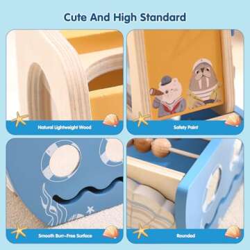 Promise Babe 5-in-1 Educational Baby Activity Cube