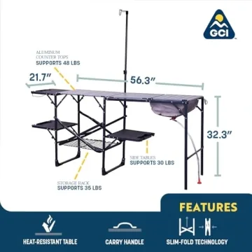 GCI OUTDOOR Master Cook Station Portable Kitchen Table