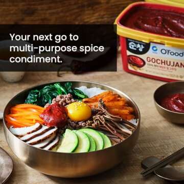 Chung Jung One O'Food Mild Gochujang 1.1lb, Korean Red Chili Pepper Paste, Spicy, Sweet and Savory S...