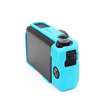 CEARI Silicone Case for Canon G7X Mark II - Blue
