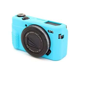 CEARI Silicone Case for Canon G7X Mark II - Blue