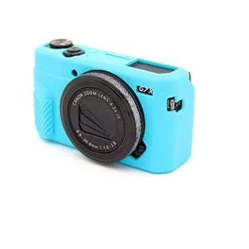 CEARI Silicone Case for Canon G7X Mark II - Blue