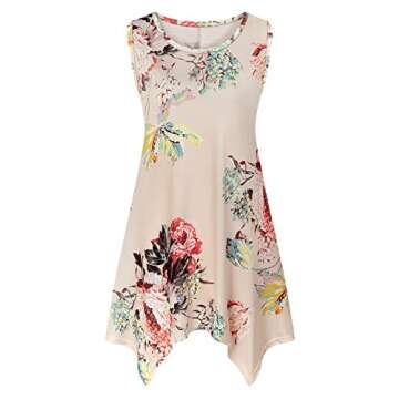 Viracy Floral Tank Top - Stylish Summer Comfort