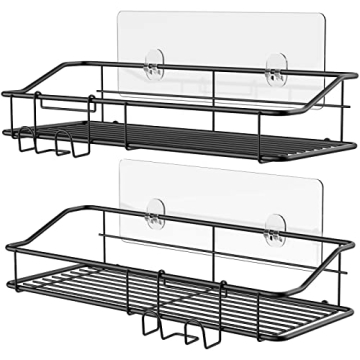 Nieifi Shower Caddy Shelf Stainless Steel Storage 2-Pack