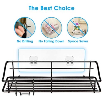 Nieifi Shower Caddy Shelf Stainless Steel Storage 2-Pack