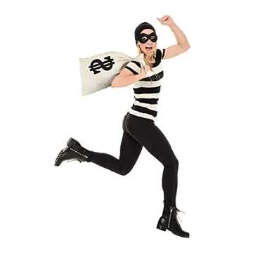 Eylola 2-Pack Durable Money Bags for Costumes & Parties
