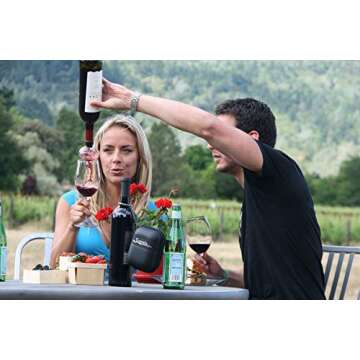 Soireehome - In Bottle Wine Aerator - For Red Wine, White Wine, And Rose Wine! - Made Of Glass, Makes Your Wine Taste Better