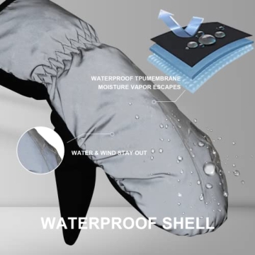 ONNAS Winter Ski Mittens for Women - Ultimate Cold Weather Gear