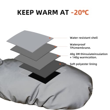 ONNAS Winter Ski Mittens for Women - Ultimate Cold Weather Gear