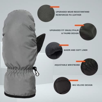 ONNAS Winter Ski Mittens for Women - Ultimate Cold Weather Gear