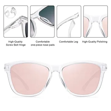 Retro Polarized Sunglasses with UV400 Protection