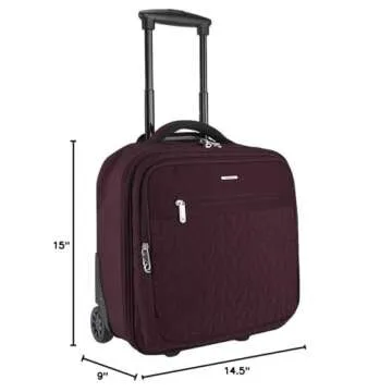 Travelon Quilted Anti-Theft Carry-On Bag - Dark Bordeaux  