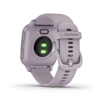Garmin 010-02427-02 Venu Sq, GPS Smartwatch with Bright Touchscreen Display, Up to 6 Days of Battery Life, Orchid Purple