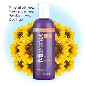 Mederma Skin Care Quick Dry Oil for Stretch Marks, 3.4 Oz