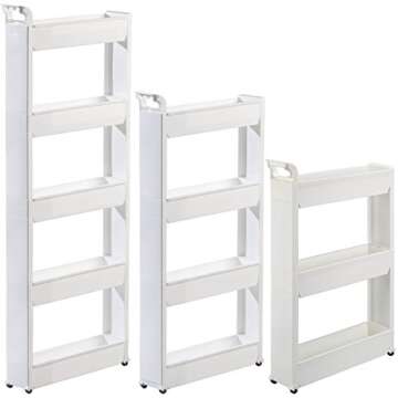 Miles Kimball Slim Storage Cart 3 Tier