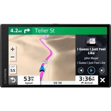 Garmin DriveSmart 65 with Amazon Alexa, Built-In Voice-Controlled GPS Navigator with 6.95” High-Res Display