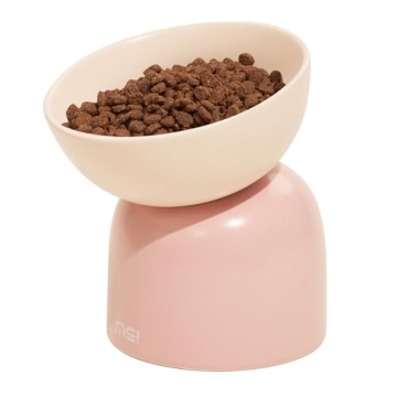 MS! Elevated Cat and Dog Bowls - Stylish, Non-Toxic Ceramic Feeding Solutions