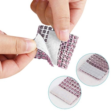 Accmor 50pcs Pink Napkin Rings for Elegant Table Settings