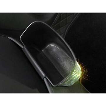 BlingSHD Car Trash Can with Rhinestones - Stylish & Compact