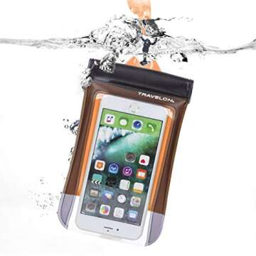 Travelon Waterproof Smart Phone Pouch for Adventures