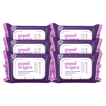 Goodwipes Flushable Butt Wipes - Soft & Eco-Friendly