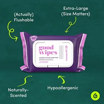 Goodwipes Flushable Butt Wipes - Soft & Eco-Friendly