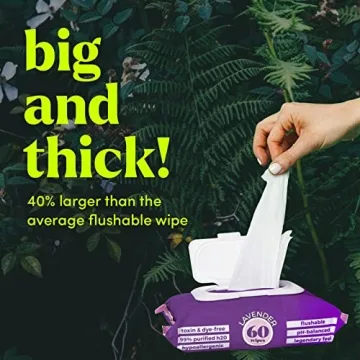 Goodwipes Flushable Butt Wipes - Soft & Eco-Friendly
