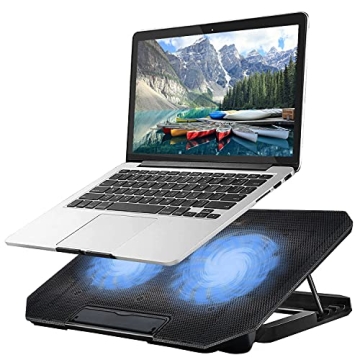 Laptop Cooling pad Laptop Cooler Stand Laptop Fan Cooling pad for 11-15.6 Inch Gaming Notebooks, 2 T...