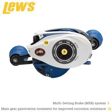 Smooth Casting Lew's Custom Inshore Baitcast Reel
