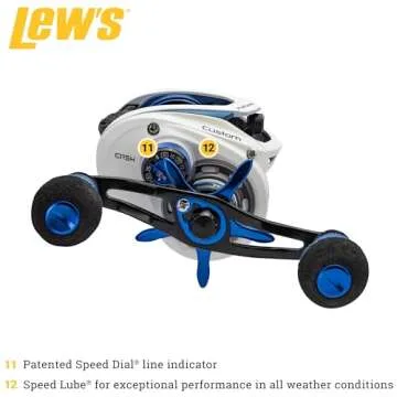 Smooth Casting Lew's Custom Inshore Baitcast Reel