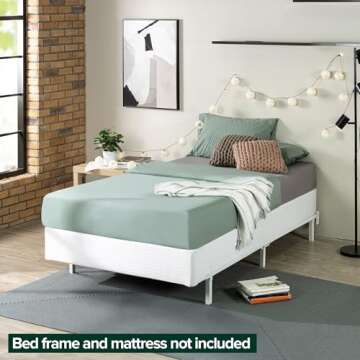 ZINUS 9 Inch Metal Smart Box Spring with Quick Assembly, Mattress Foundation, Strong Metal Frame, Easy Assembly, Twin