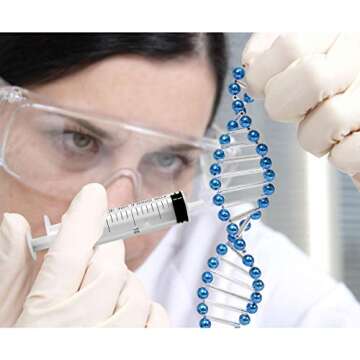 10 Pack - 20ml Plastic Syringe with Measurement, No Needle Suitable for Refilling and Measuring Liquids, Feeding Pets, Oil or Glue Applicator