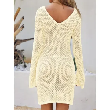 Saodimallsu Women's Crochet Coverup - Chic & Comfortable