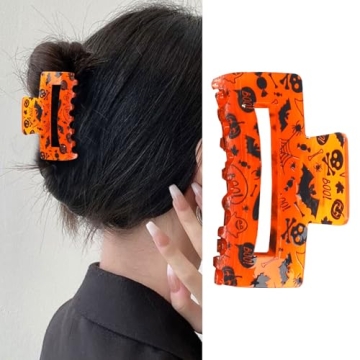 HIFANMM Halloween Hair Clip: Bat Skull Fun for Women & Girls