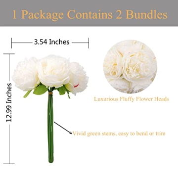 Elegant Artificial Peonies for Weddings and Home Decor