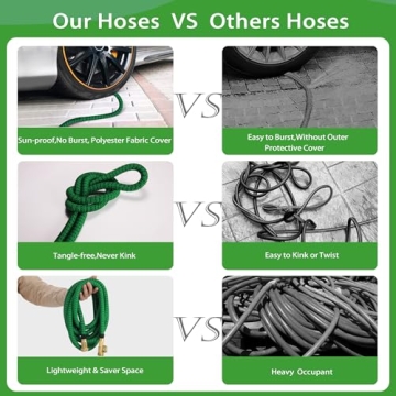 100ft Expandable Hose with 10 Functions & Brass Connector