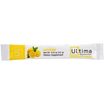 New Ultima Hydrating Electrolyte Powder, Lemonade, 10 Count Stickpacks