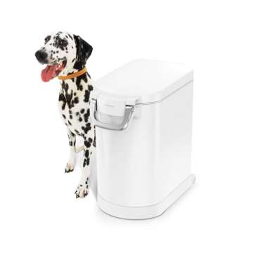 simplehuman 25 Liter Medium Pet Food Storage Container for Dogs, Cats & Birds
