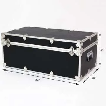 Rhino Large Essential College Trunk with Wheels - Secure Storage