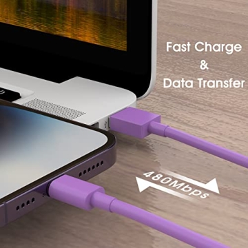 Apple Certified iPhone Charging Cables - 6Pack Fast Charge