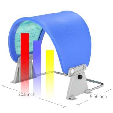 ZOVIE Infrared Light Therapy LED Facial Light Therapy Mask-Photons Facial Skin Care Machine LED Beau...