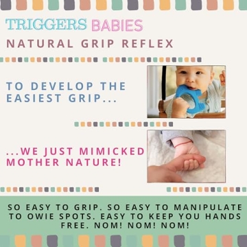 Baby Elefun Teething Toy for 0-6 Months - 5X Relief