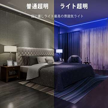 Led Lights for Bedroom 32.8ft, L8star Led Lights 10M SMD Music Sync Color Changing Led Strip Lights with High Brightness Remote Controll