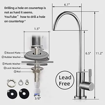 Geekpure Reverse Osmosis Filtration System with Extra Filters