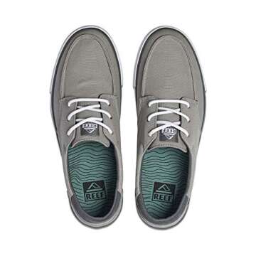 Reef Men's Deckhand 3 Shoes in Grey | Stylish Comfort