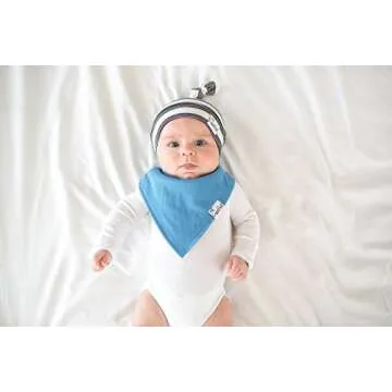 Copper Pearl Baby Beanie Hat Top Knot Stretchy Soft Tribe